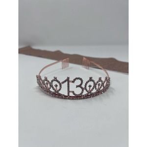 13th Birthday Sash, Crown and‎ Happy Birthday Sign